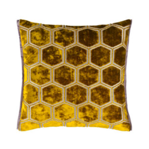 MANIPUR OCHRE CUSHION 43X43