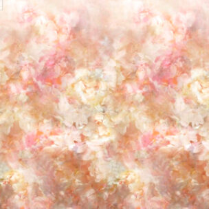 Scenes and Murals Wallpaper - FLEUR DE NUIT PALE CORAL