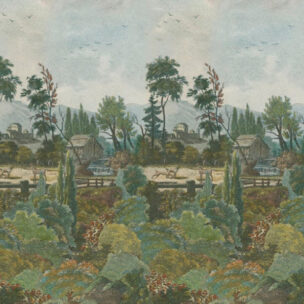Scenes and Murals Wallpaper - PASTORAL SCENE 1 SKY
