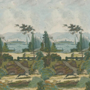 Scenes and Murals Wallpaper - PASTORAL SCENE 2 SKY