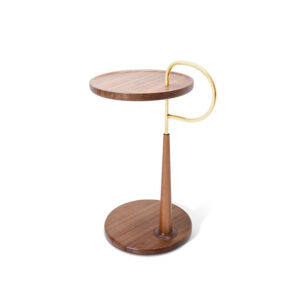 MESA LATERAL MINIMA TOPE CURVADO