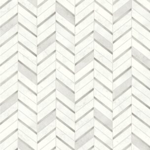 CHEVRON MARBLE TILE SILVER